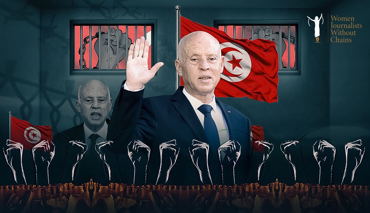 Report by WJWC: Tunisian President Tightens Grip on Press Freedom