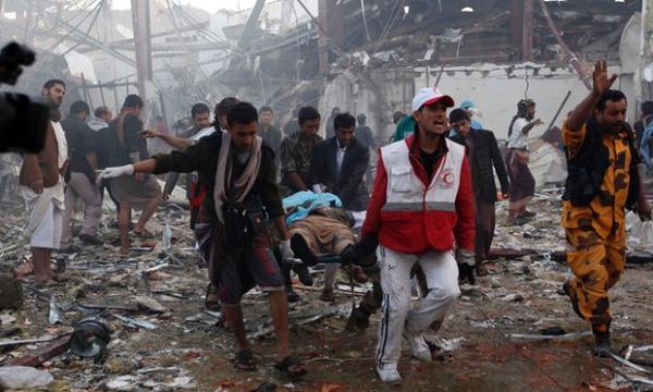 &quot;صحفيات بلا قيود&quot; تدين جريمة قتل المئات من المواطنين جراء قصف صالة عزاء بالعاصمة صنعاء