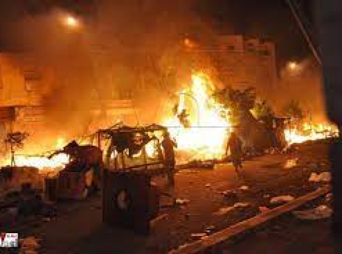 "صحفيات بلا قيود" تدين محرقة تعز