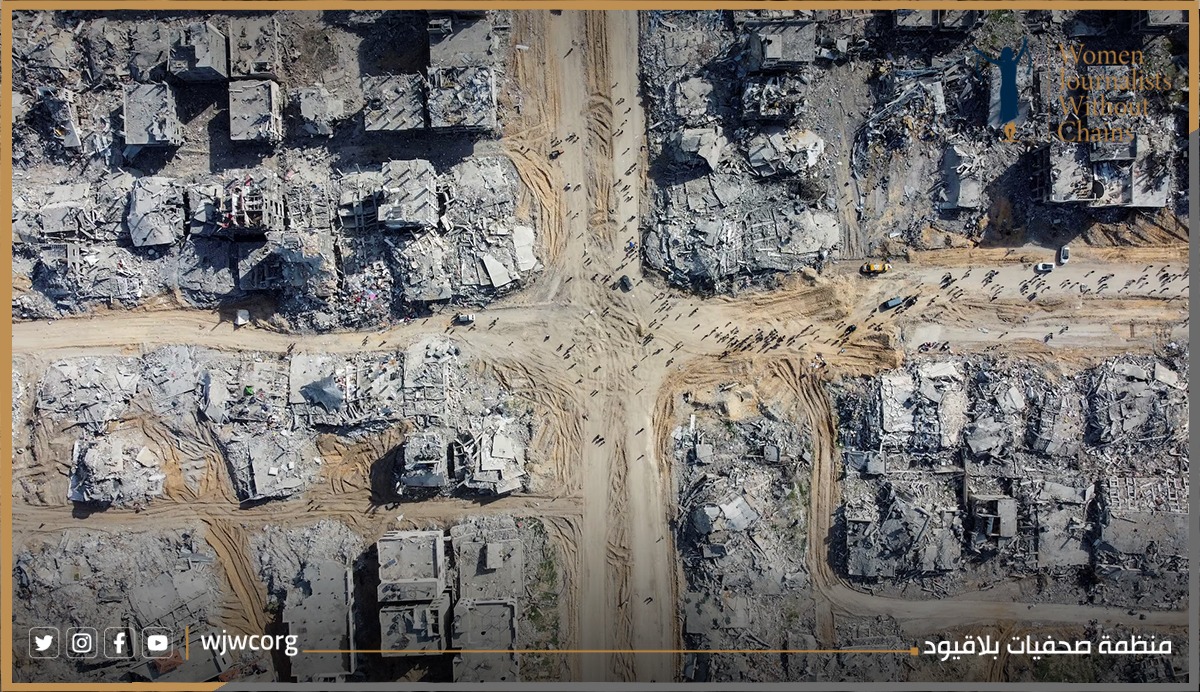 Gaza’s Disappearance: WJWC Report Documents 100 Days of Fragmentation, Destruction, and Displacement