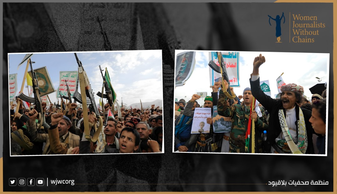 “صحفيات بلاقيود” توثق 312 انتهاكاً للحوثيين خلال شهرين (اسماء)